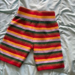 Mallory on the Moon knit biker shorts